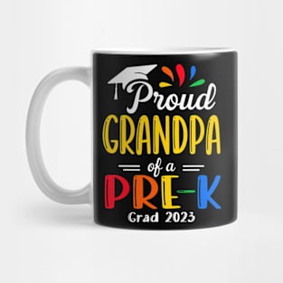 Pre-K Graduation grandpa Last Day of School Proud Family of a 2023 Graduate Mug